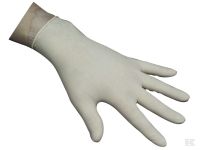Undersgelseshandske med pudder, latex
