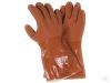 Orange PVC handske